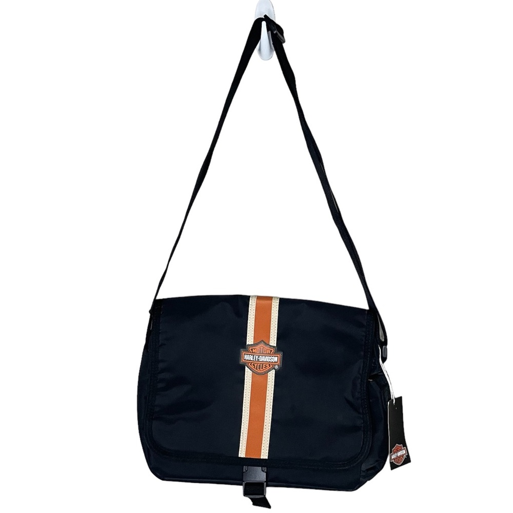 Harley Nylon Messenger Bag NWT